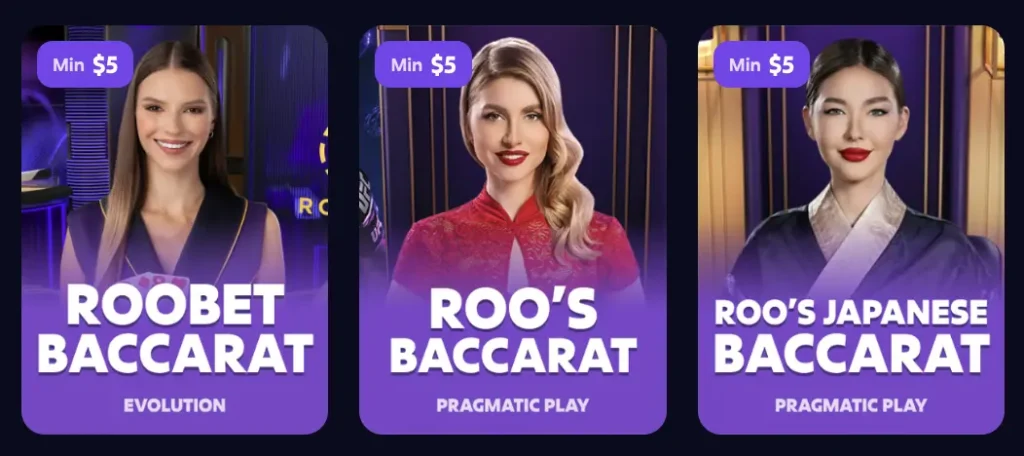 Roobet Baccarat