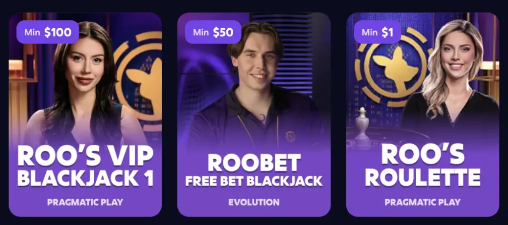 Roobet Live Games