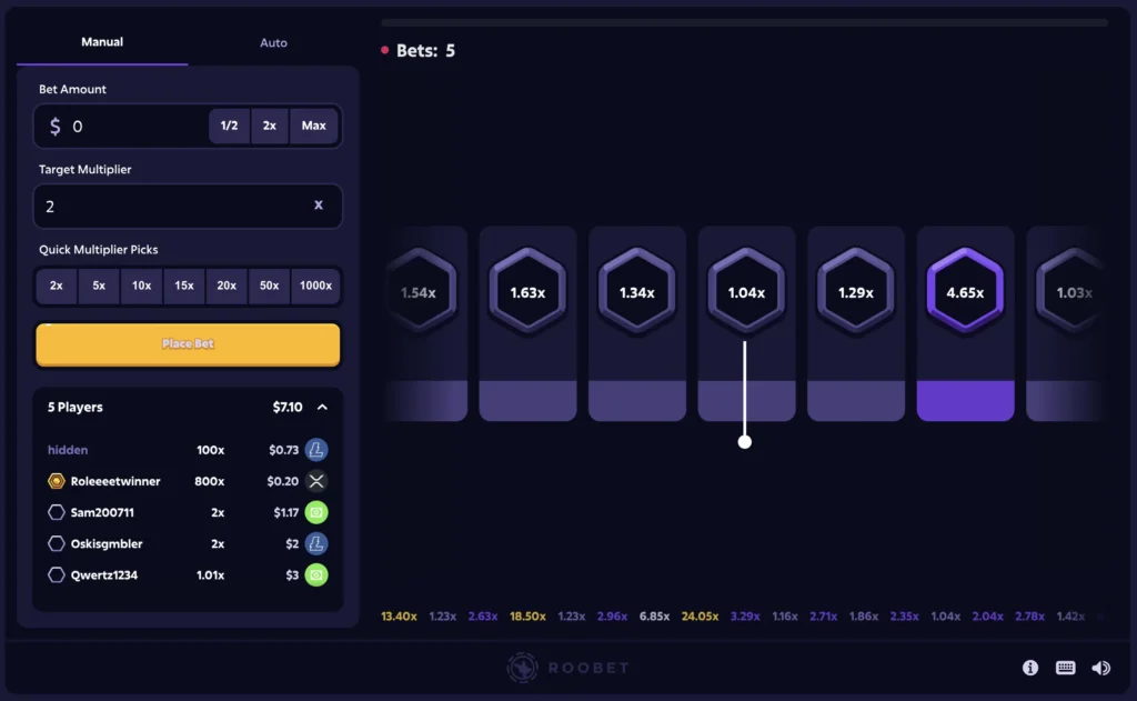 Roobet Slide Slot